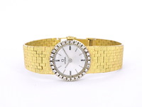 Omega horloge met diamanten - afbeelding 3 van  9
