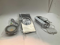 Omega keil onderbouw keukenverlichting spotjes led rvs dimbaar - afbeelding 2 van  5