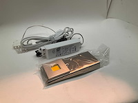 Omega quadrat onderbouw keukenverlichting led rvs dimbaar (3x) - afbeelding 2 van  6