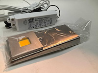 Omega quadrat onderbouw keukenverlichting led rvs dimbaar (3x) - afbeelding 3 van  6