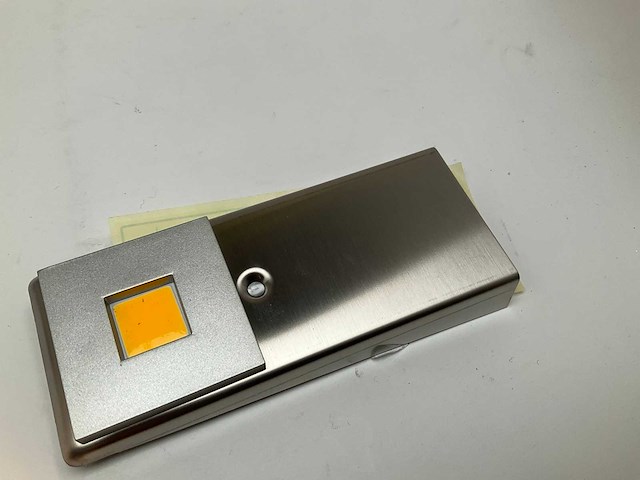 Omega quadrat onderbouw keukenverlichting led rvs dimbaar (3x) - afbeelding 5 van  6