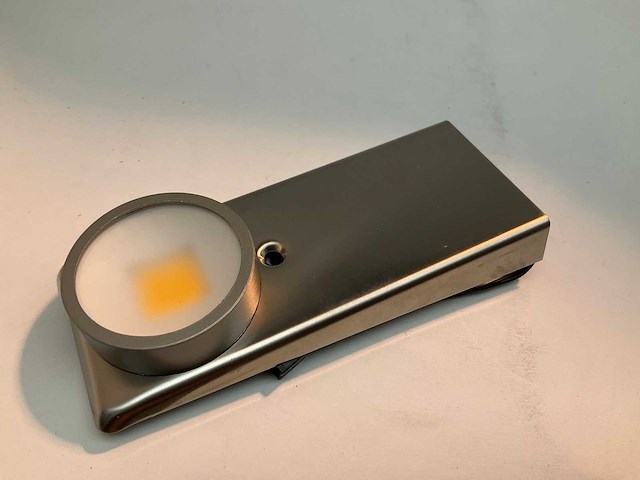 Omega round onderbouw keukenverlichting led rvs dimbaar (3x) - afbeelding 3 van  4