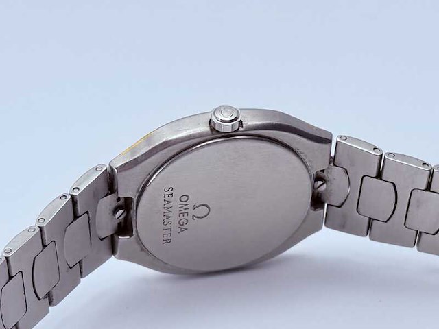 Omega seamaster polaris gmt 18kt goud horloge - inclusief doos - afbeelding 5 van  13