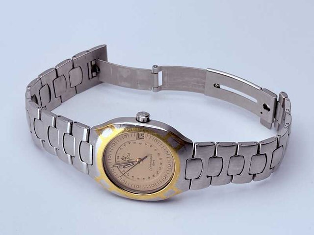 Omega seamaster polaris gmt 18kt goud horloge - inclusief doos - afbeelding 9 van  13
