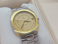 Omega seamaster polaris gmt goldplated horloge - afbeelding 3 van  9