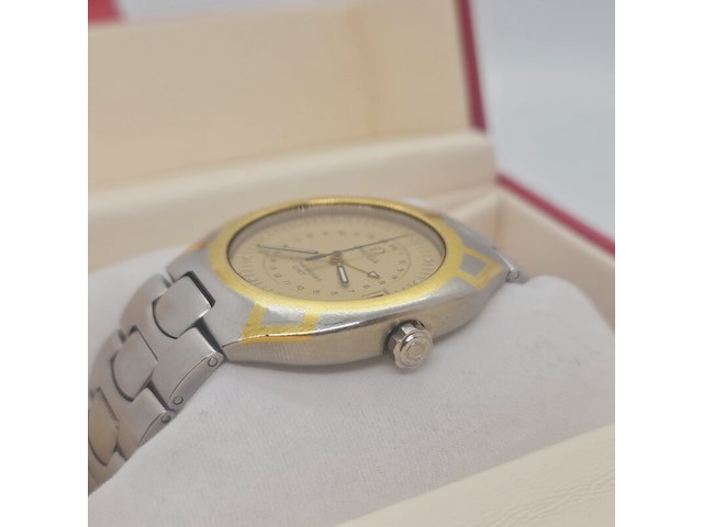 Omega seamaster polaris gmt goldplated horloge - afbeelding 5 van  9