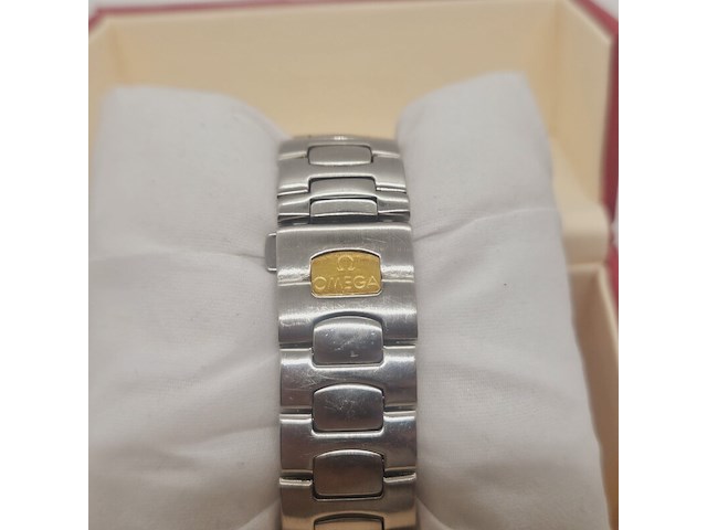 Omega seamaster polaris gmt goldplated horloge - afbeelding 6 van  9