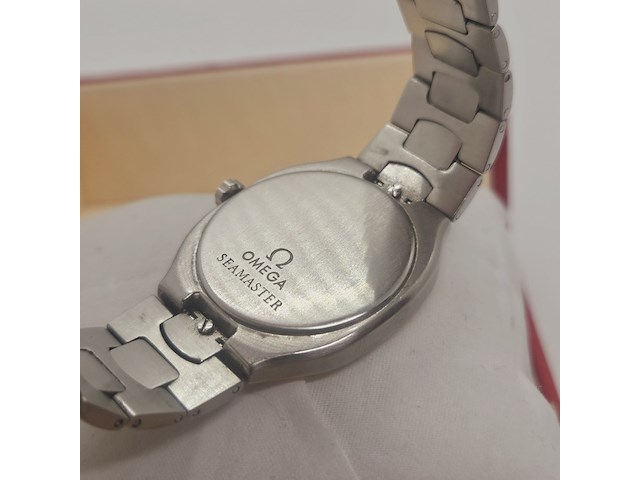 Omega seamaster polaris gmt goldplated horloge - afbeelding 7 van  9