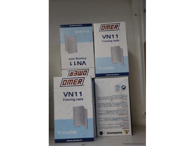 Omer v-nagels vn11 - 7mm - 13 dozen á 4000 stuks - afbeelding 1 van  3