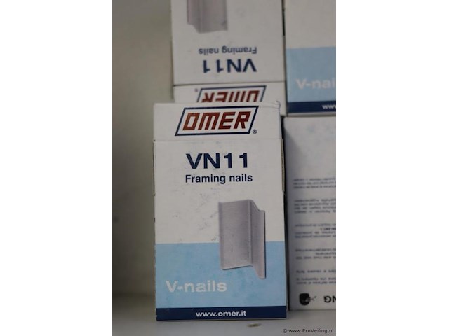 Omer v-nagels vn11 - 7mm - 13 dozen á 4000 stuks - afbeelding 2 van  3
