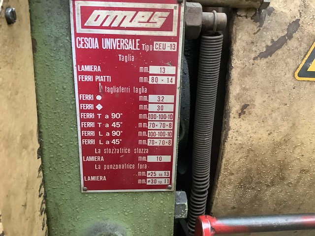 Omes - ceu 13 - pons- en knipmachine - afbeelding 4 van  6