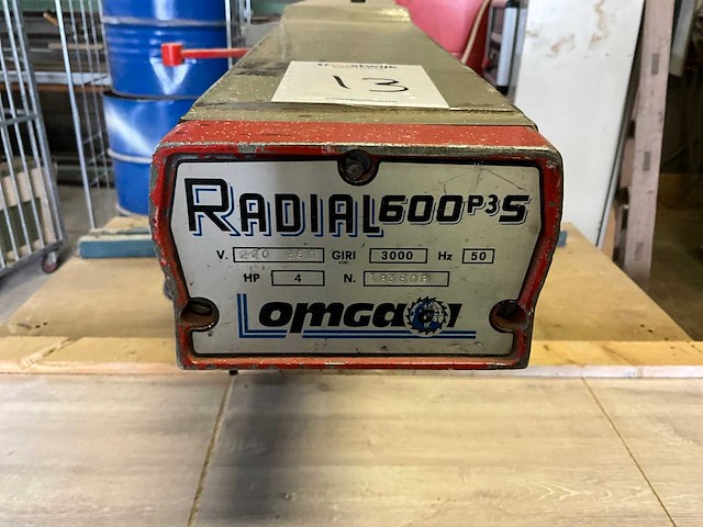 Omga radial 600 p3s afkortzaagmachine - afbeelding 7 van  8