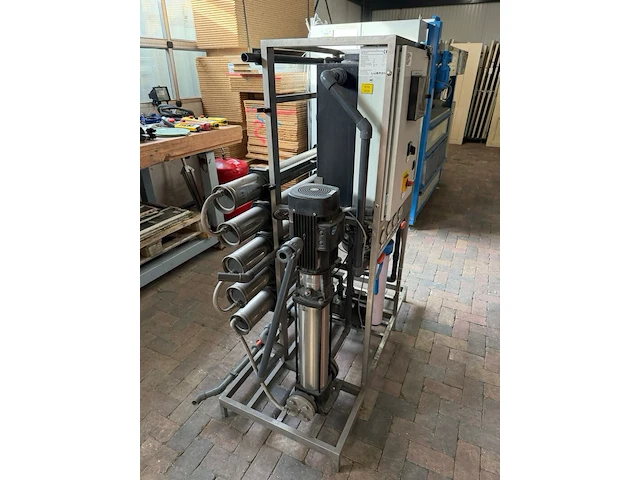 Omgekeerde osmose-installatie, lubron, os 3051, rvs/grijs, ro-unit op rvs skid - afbeelding 2 van  3