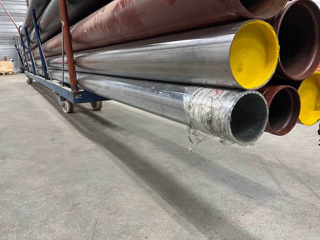 Ominio en10255m gasbuis verzinkt glad 3" (88,9mm) lengte a 6m. - afbeelding 1 van  5