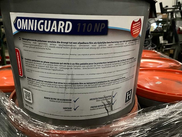 Omniguard 110np spuitbare beschermfolie 210kg - afbeelding 1 van  1