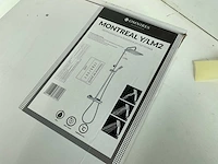 Omnires - montreal - y/lm2 - douchethermostaat kraan met regendouche - afbeelding 4 van  6