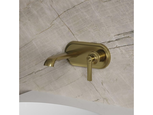 Omnires ad5115br inbouw wastafelkraan art deco antique bronze - afbeelding 4 van  6