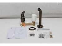 Omnires ad5115br inbouw wastafelkraan art deco antique bronze - afbeelding 5 van  6