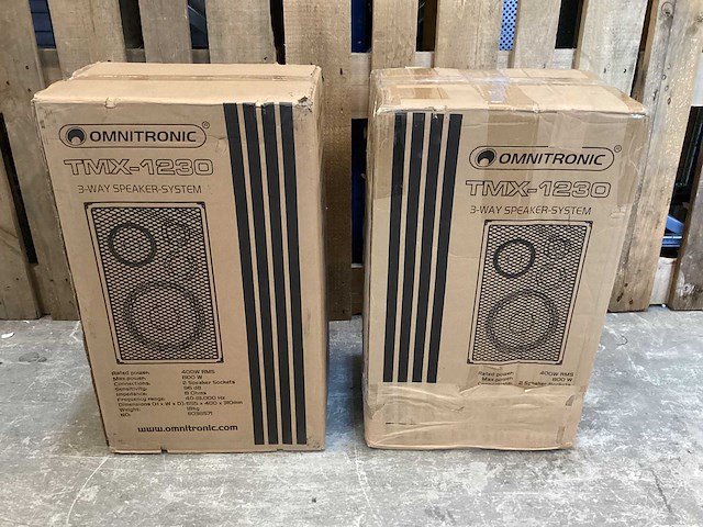 Omnitronic - tmx-1230 - speaker (2x) - afbeelding 1 van  4