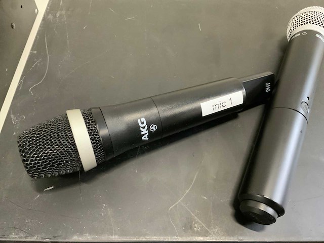 Omnitronic, akg, shure microfoon (3x) - afbeelding 7 van  12