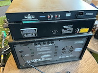 Omnitronic/phonic professioneel cd/usb speler/ powepod mixer - afbeelding 4 van  8
