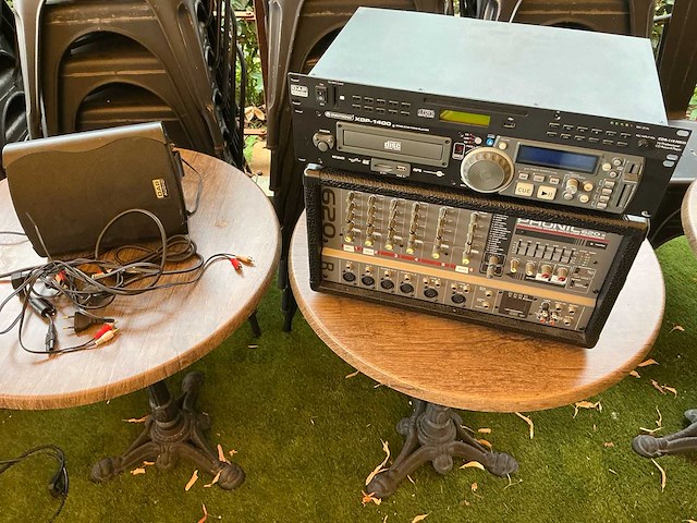 Omnitronic/phonic professioneel cd/usb speler/ powepod mixer - afbeelding 1 van  8