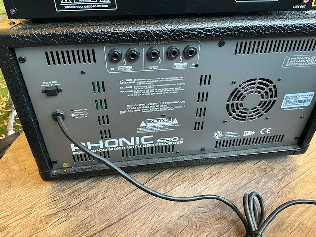 Omnitronic/phonic professioneel cd/usb speler/ powepod mixer - afbeelding 6 van  8