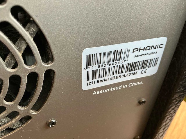 Omnitronic/phonic professioneel cd/usb speler/ powepod mixer - afbeelding 7 van  8
