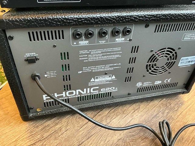 Omnitronic/phonic professioneel cd/usb speler/ powepod mixer - afbeelding 8 van  8
