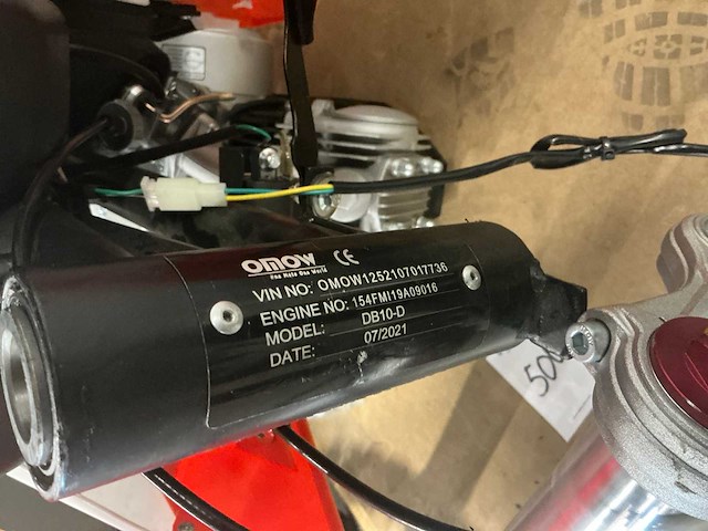 Omow db10-d pitbike - afbeelding 8 van  9