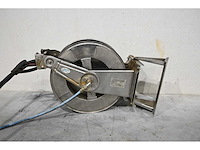 Ompi - 35 meter - 400 graden - rvs slanghaspel met spuitlans - afbeelding 1 van  5