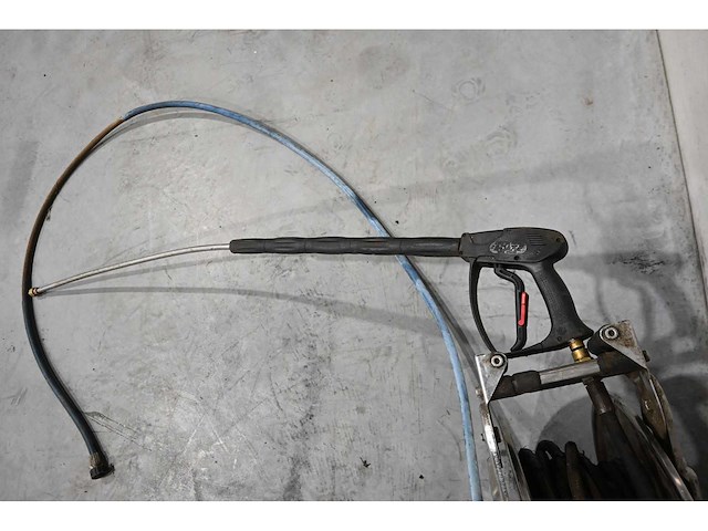 Ompi - 35 meter - 400 graden - rvs slanghaspel met spuitlans - afbeelding 3 van  5