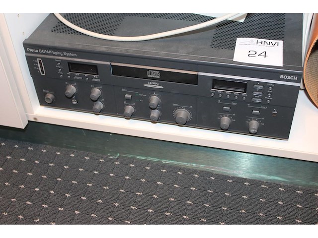 Omroep- en achtergrondmuziekinstallatie bosch plena bgm / paging system. let op: exclusief speakers. - afbeelding 1 van  2