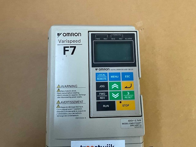 Omron cimr-f7z43p7 frequentieregelaar - afbeelding 3 van  4