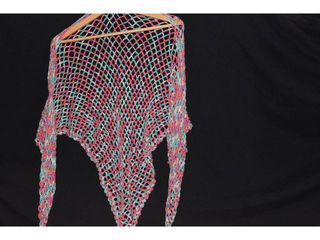 Omslagdoek kinderen zonder kledinghanger handgemaakt - afbeelding 3 van  3