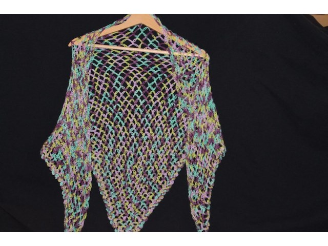 Omslagdoek kinderen zonder kledinghanger handgemaakt - afbeelding 2 van  3