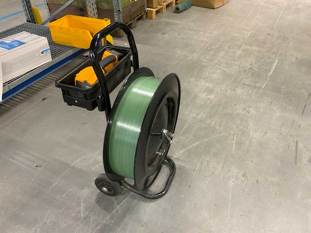 Omsnoeringsapparaat met strapex stb 73 accu sluitmachine - afbeelding 10 van  12