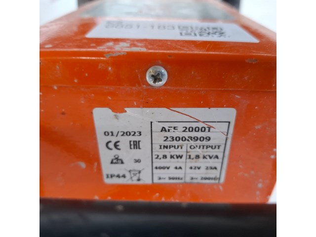 Omvormer 380v/42v enarco, afe2000t, bouwjaar 2023 - afbeelding 3 van  5