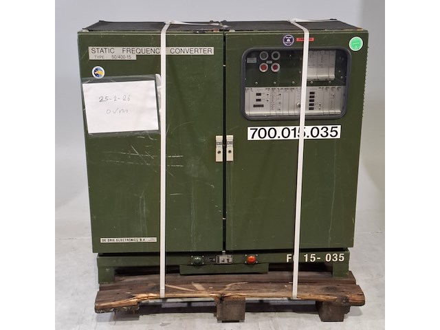 Omvormer, de drie electronics, 50/400-15 - afbeelding 1 van  9