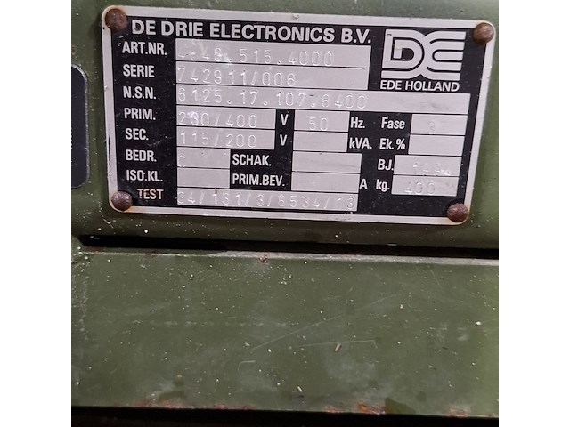 Omvormer, de drie electronics, 50/400-15 - afbeelding 7 van  9