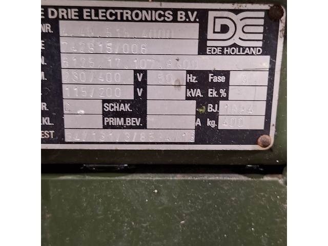 Omvormer, de drie electronics, 50/400-15 - afbeelding 7 van  9