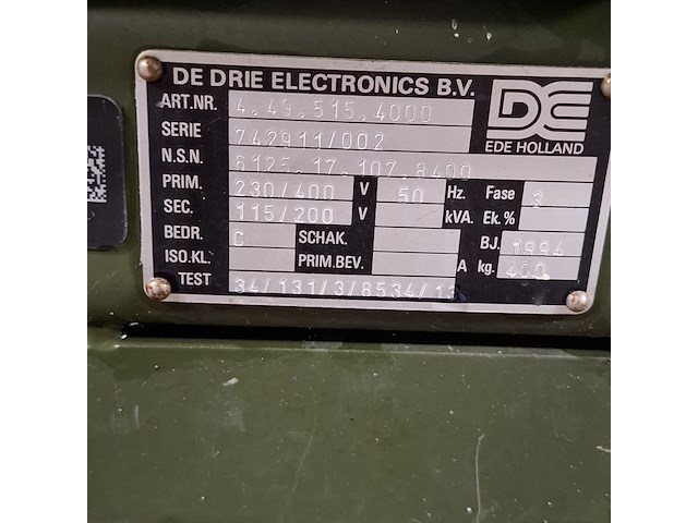 Omvormer, de drie electronics, 50/400-15 - afbeelding 7 van  9