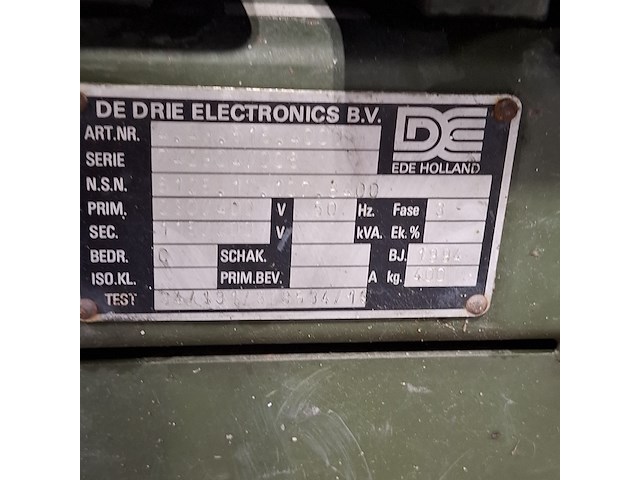 Omvormer, de drie electronics, 50/400-15 - afbeelding 7 van  9