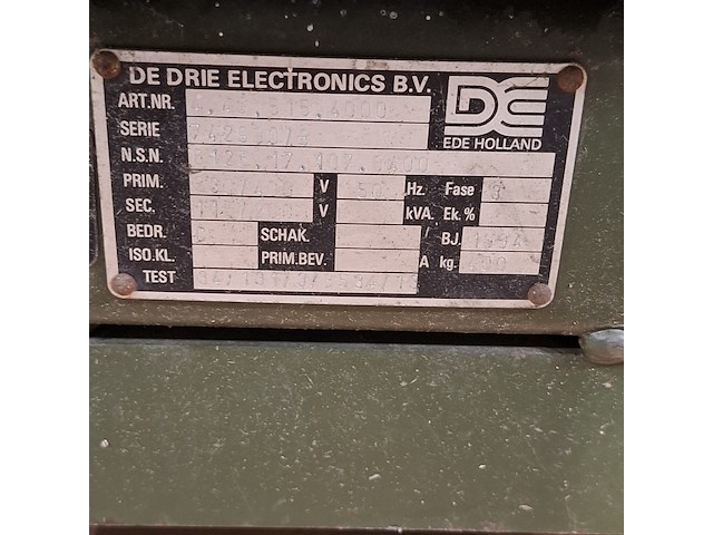 Omvormer, de drie electronics, 50/400-15 - afbeelding 7 van  9