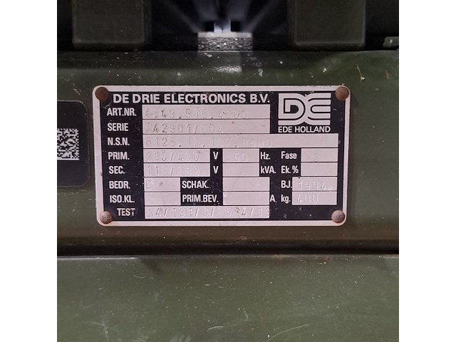 Omvormer, de drie electronics, 50/400-15 - afbeelding 7 van  9