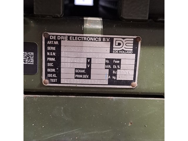 Omvormer, de drie electronics, 50/400-15 - afbeelding 7 van  9