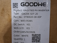 Omvormer goodwe, gw20k-sdt-20 - afbeelding 3 van  3