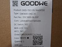 Omvormer goodwe, gw3600-dns-30 - afbeelding 3 van  3