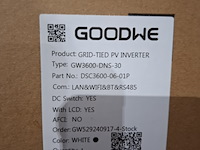Omvormer goodwe, gw3600-dns-30 - afbeelding 3 van  3