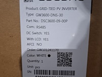 Omvormer goodwe, gw3600-dns-30 - afbeelding 3 van  3